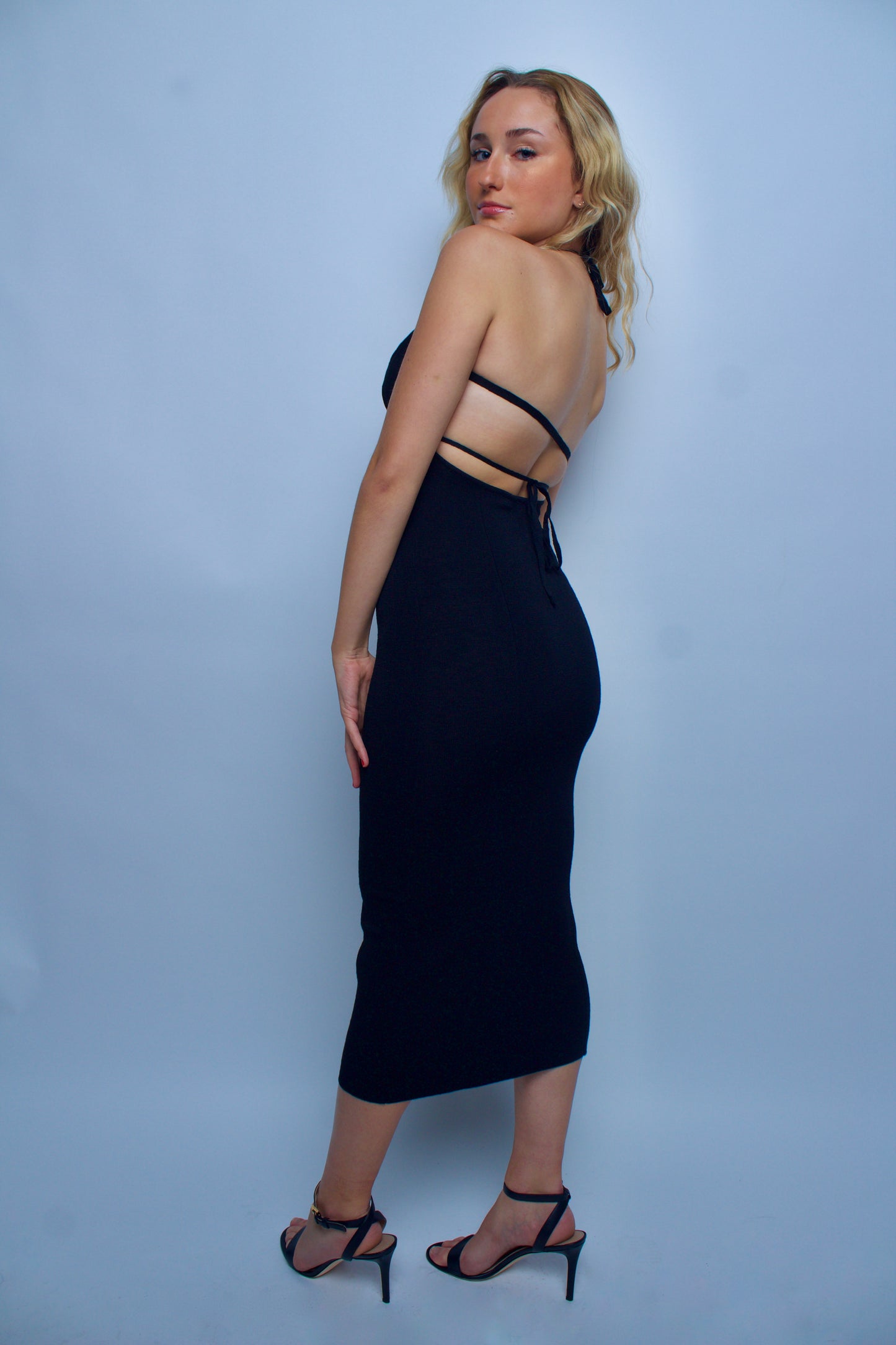 Strapped Black Dress